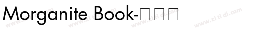 Morganite Book字体转换